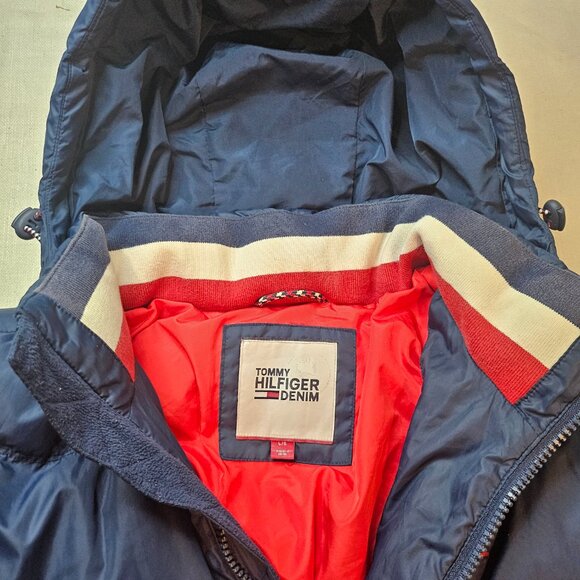 Tommy Hilfiger Men's Classic Hooded Puffer Jacket - Size L - Picture 6 of 10